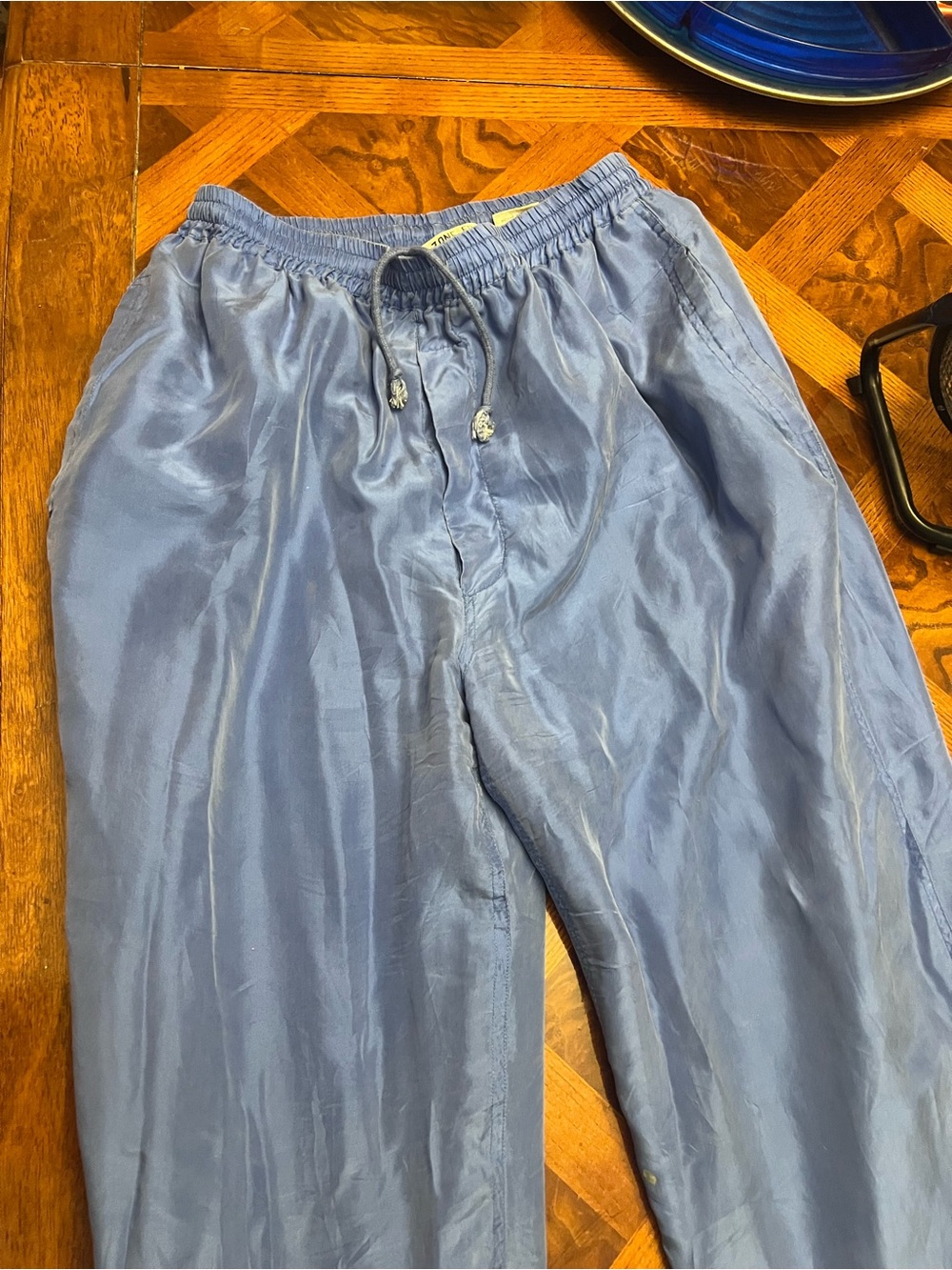 Light Blue Men's Drawstring Lounge Pants